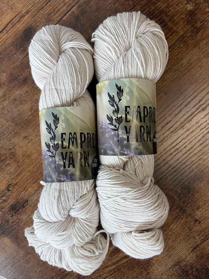 70/30 Cotton Merino Fingering  I  Empress Yarn (DISC)