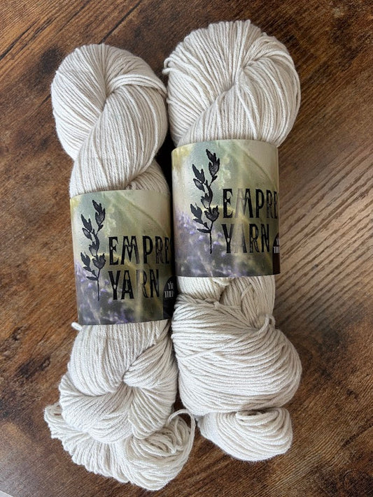 70/30 Cotton Merino Fingering  I  Empress Yarn (DISC)