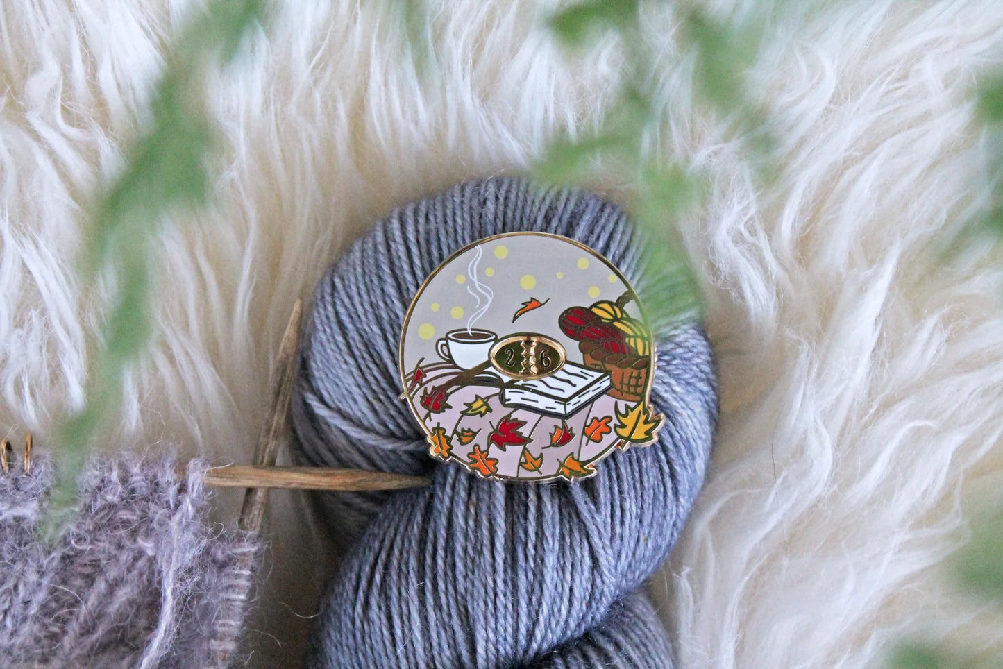 Twill & Print - Autumn Row Counter Enamel Pin