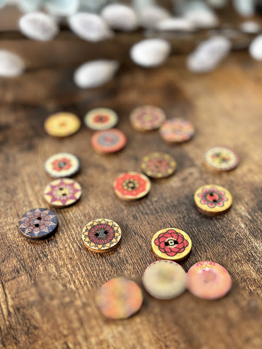1.5 mm Mosaic Buttons - 10 Pack