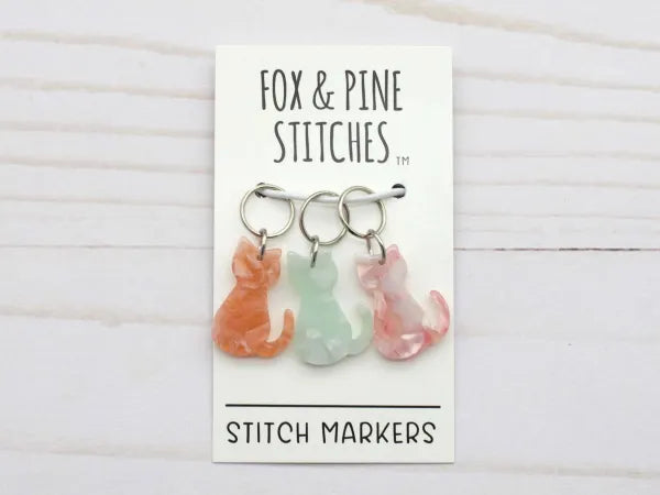 Pastel Cat | Stitch Markers