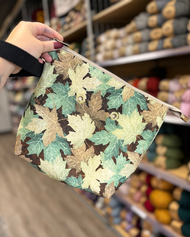 Handmade Quilted Wrist Project Bag