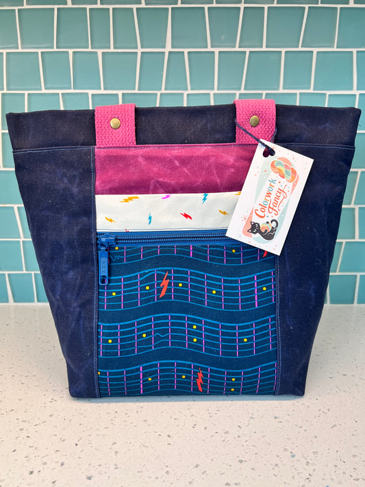 Craft to Music Project Bag  I  Colorwork Fancy