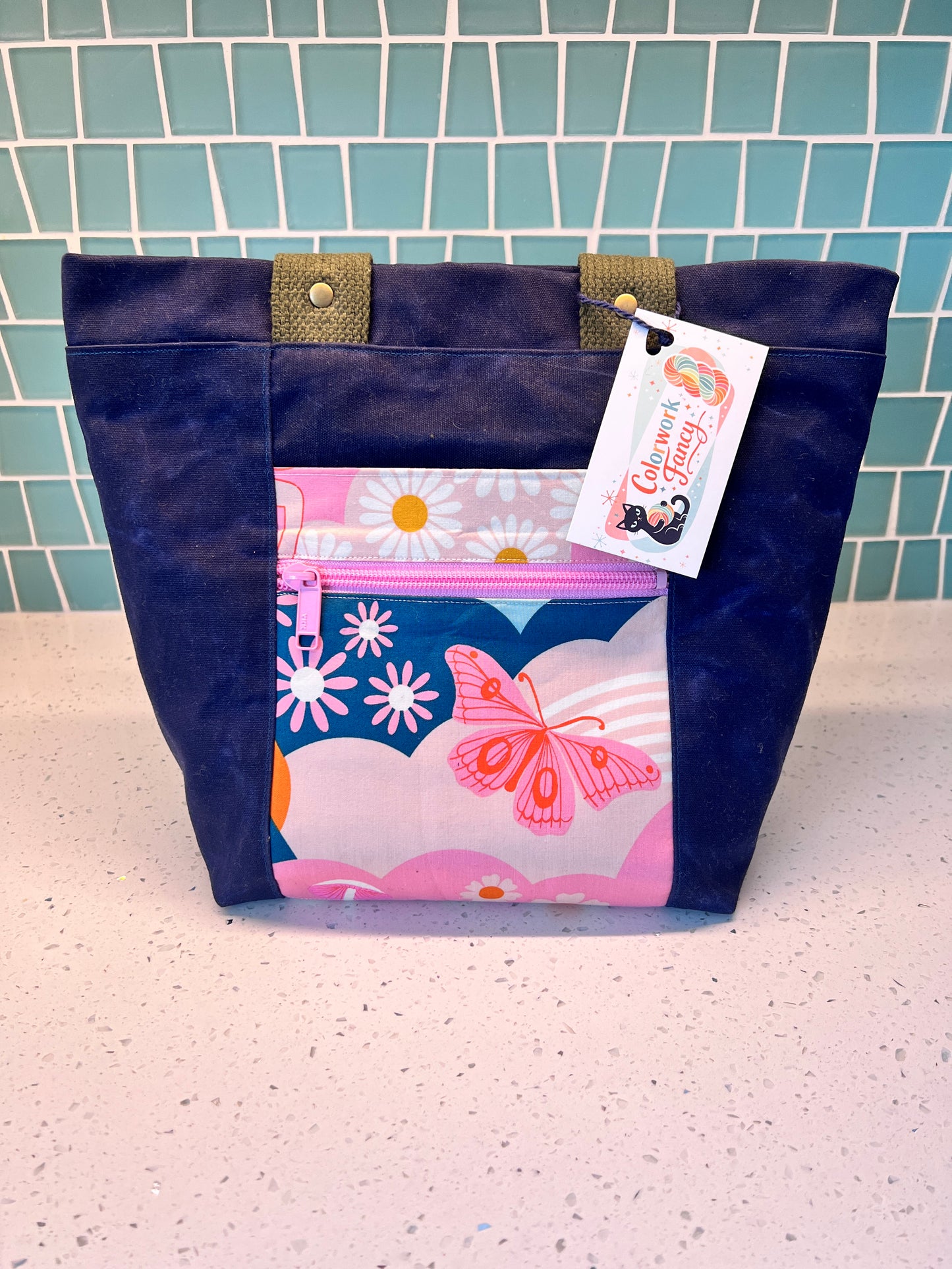 Groovy Project Bag  I  Colorwork Fancy