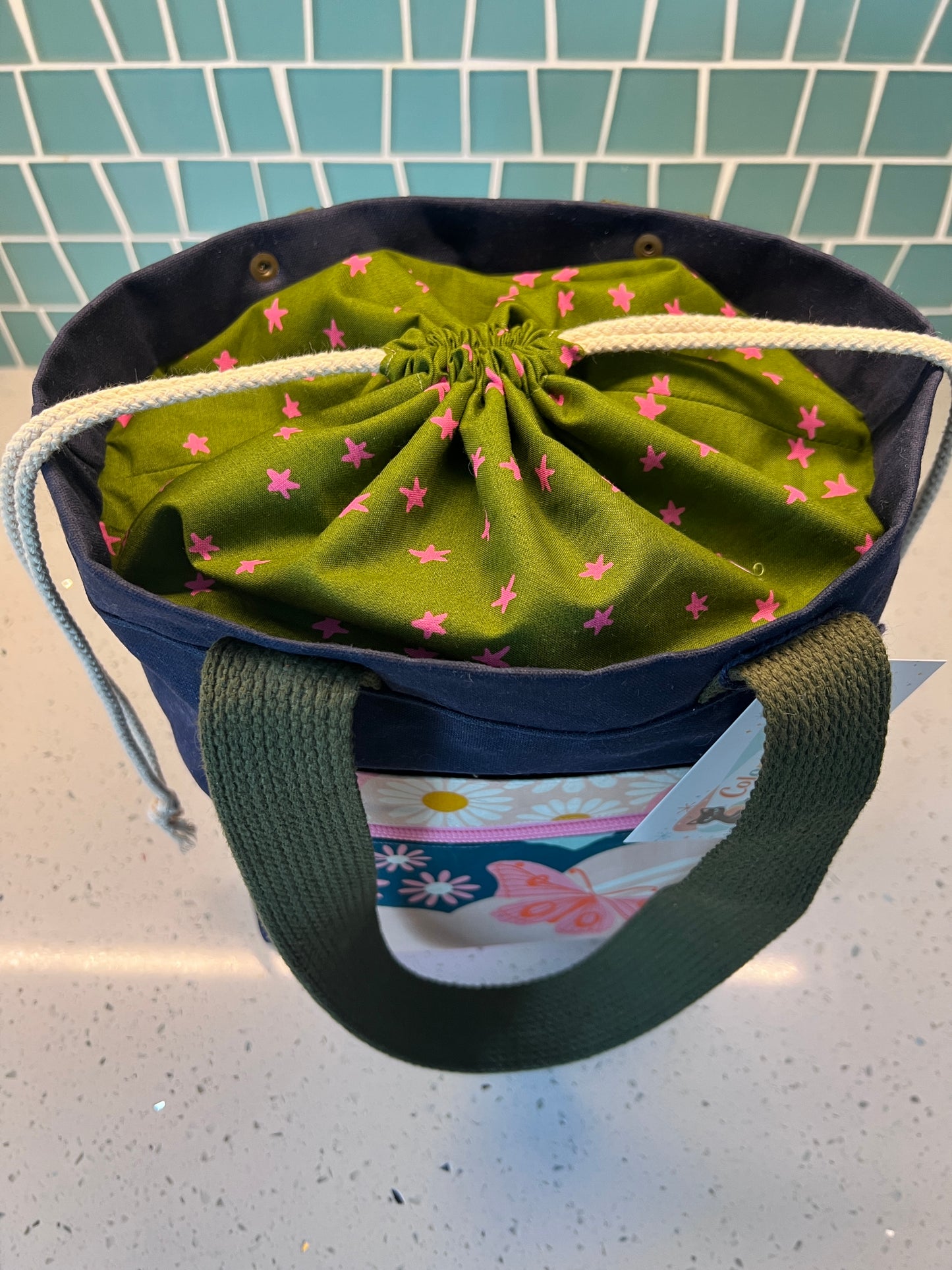 Groovy Project Bag  I  Colorwork Fancy