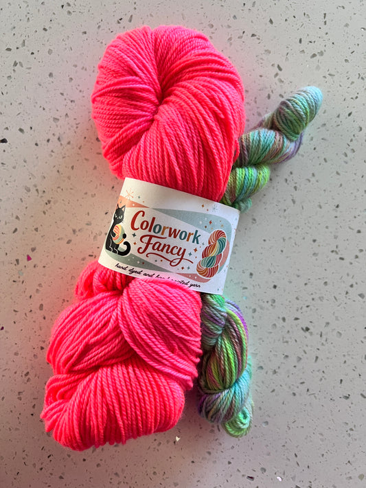 Superwash Merino + Nylon Sock Set  I  Colorwork Fancy