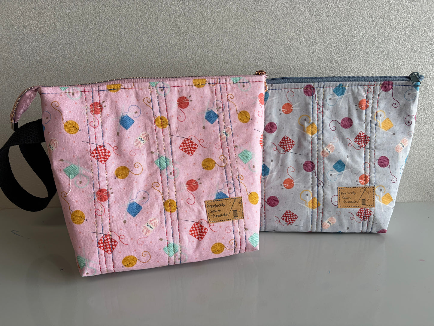 Quilted Wrist Project Bag