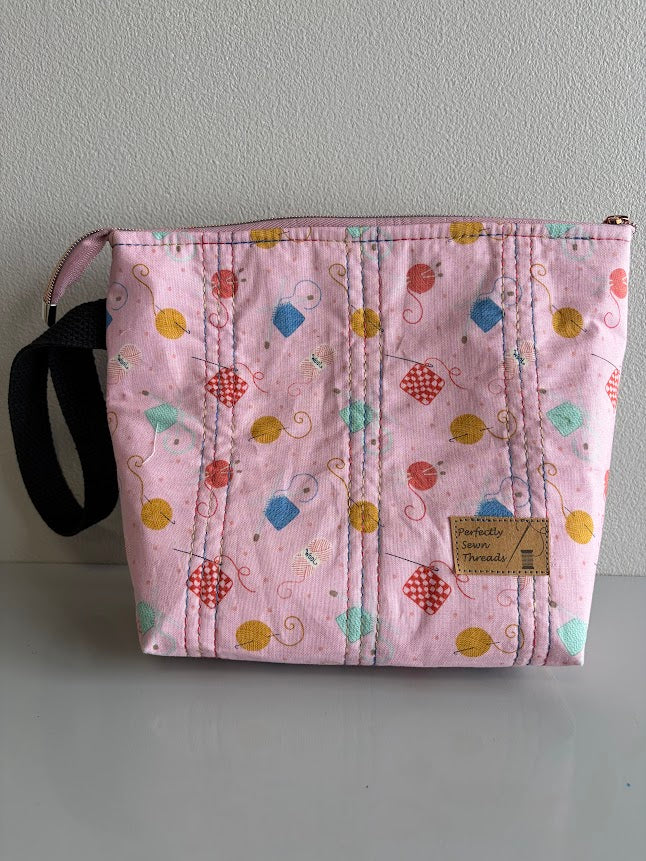 Quilted Wrist Project Bag