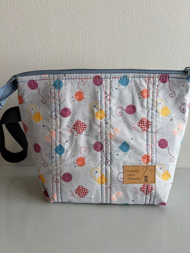 Quilted Wrist Project Bag
