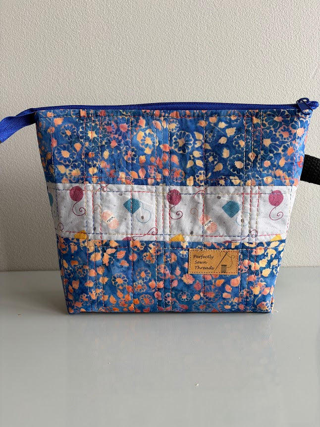 Quilted Wrist Project Bag