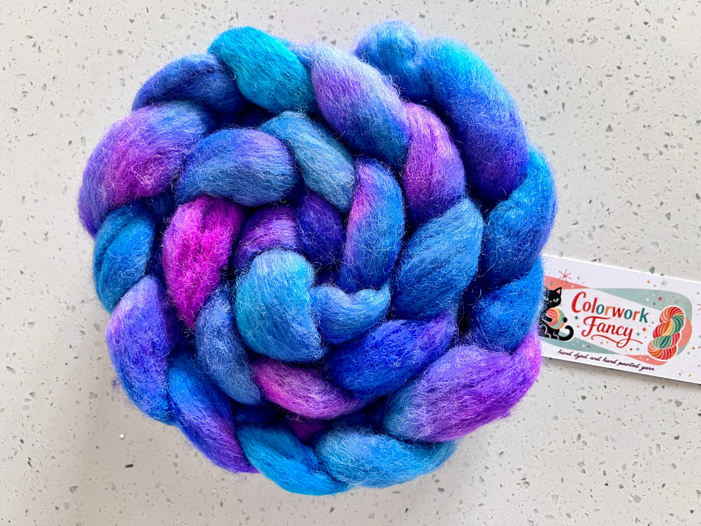 Non Superwash BFL Roving I  Colorwork Fancy