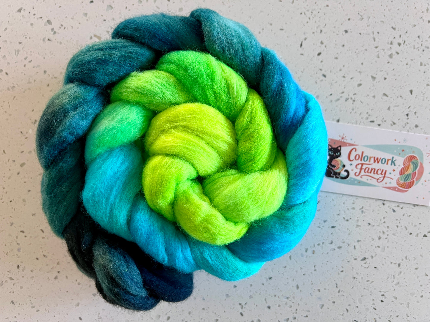 Non Superwash Merino Roving I  Colorwork Fancy