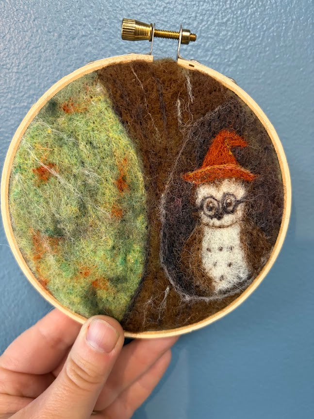 KIDS Intro to 2D Needle felting Workshop (Ages 10-15)