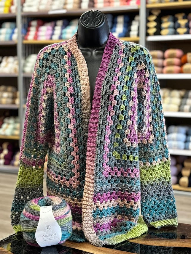 Crochet Hexi-Cardigan 5 Week Class