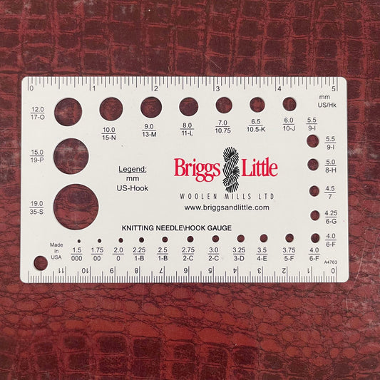 Briggs & Little - Needle Gauge