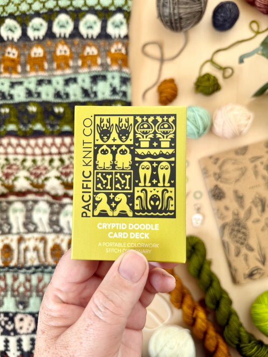 Pacific Knit Co Doodle Card Decks - Cryptid Theme (Half Deck)