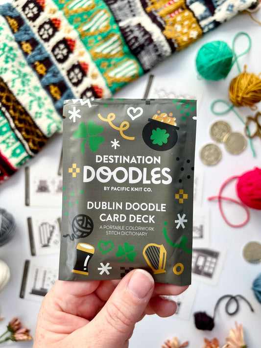 Pacific Knit Co Doodle Card Decks - Dublin Theme (Foil Pack)