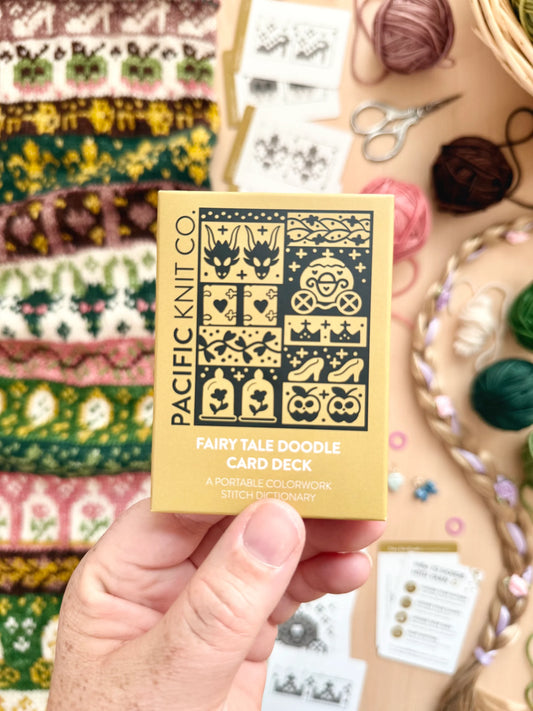 Pacific Knit Co Doodle Card Decks - Fairy Tale Theme (Half Deck)