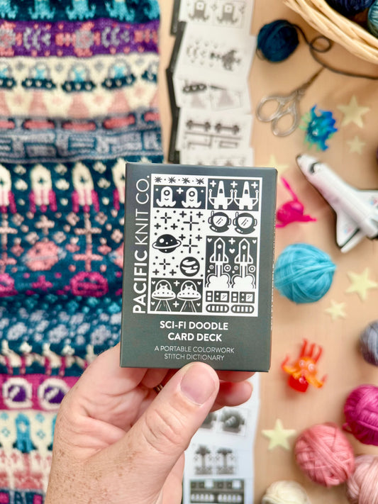 Pacific Knit Co Doodle Card Decks - Sci-Fi Theme (Half Deck)
