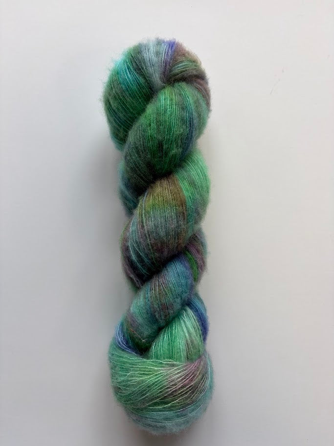 Wool Silk Brushed Lace - Empress Yarn