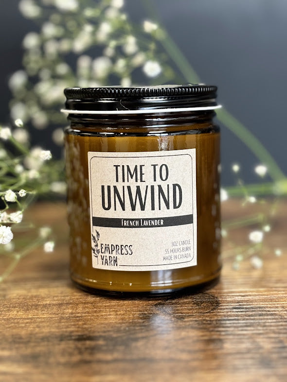 8oz Candle - Time To Unwind