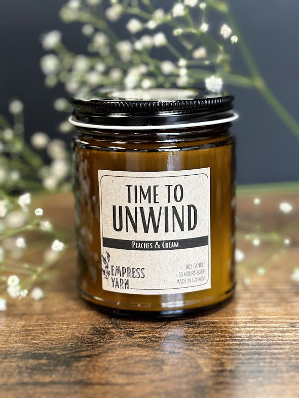 8oz Candle - Time To Unwind