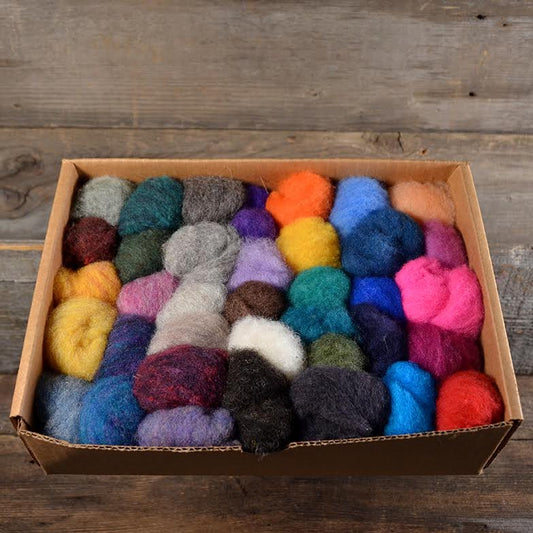 Ultimate Color Pack- Free Ship- Needle Felting Wool- Roving