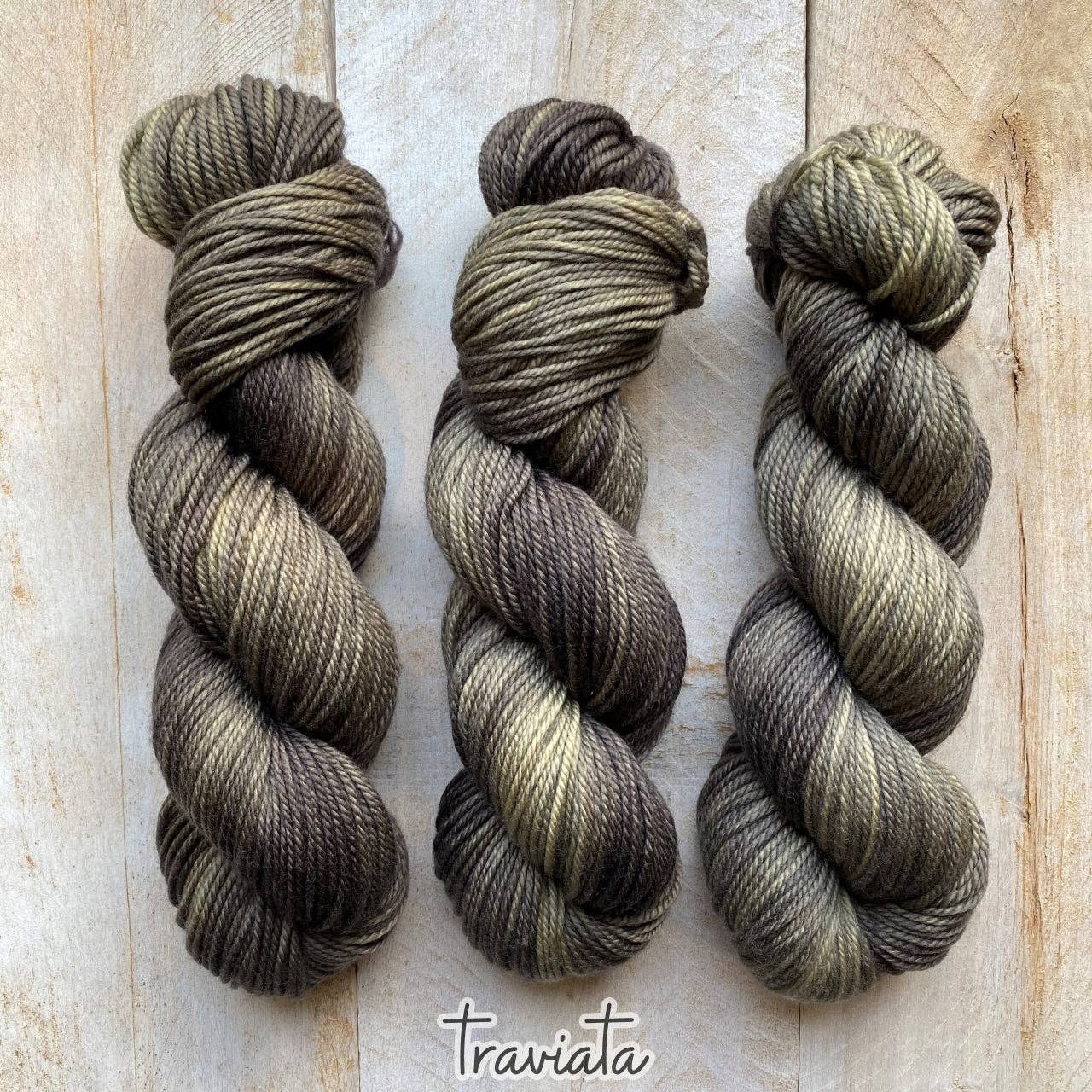 Biscotte Yarns MERINO WORSTED BLUENOSE