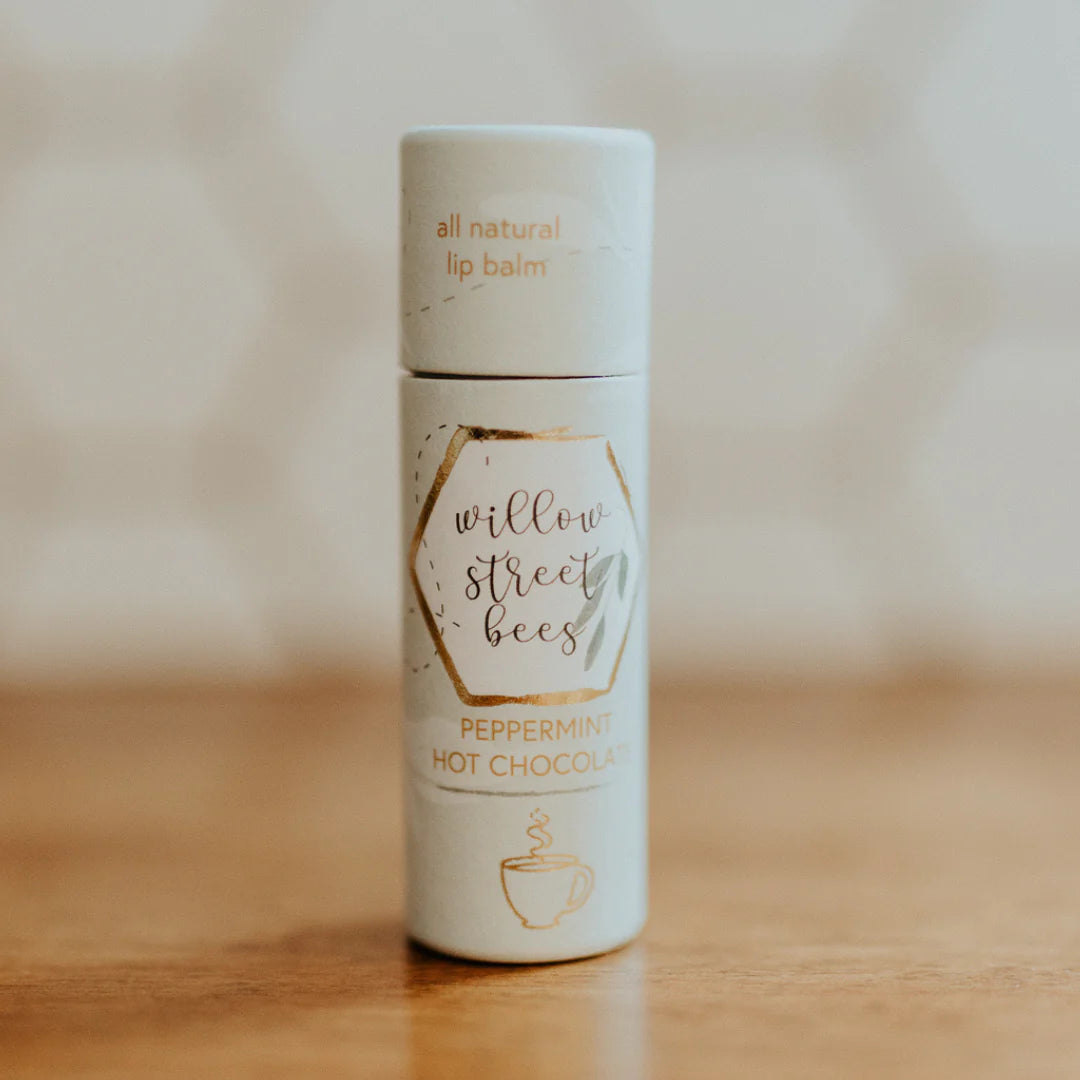 Willow Street Bees Peppermint Hot Chocolate Lip Balm