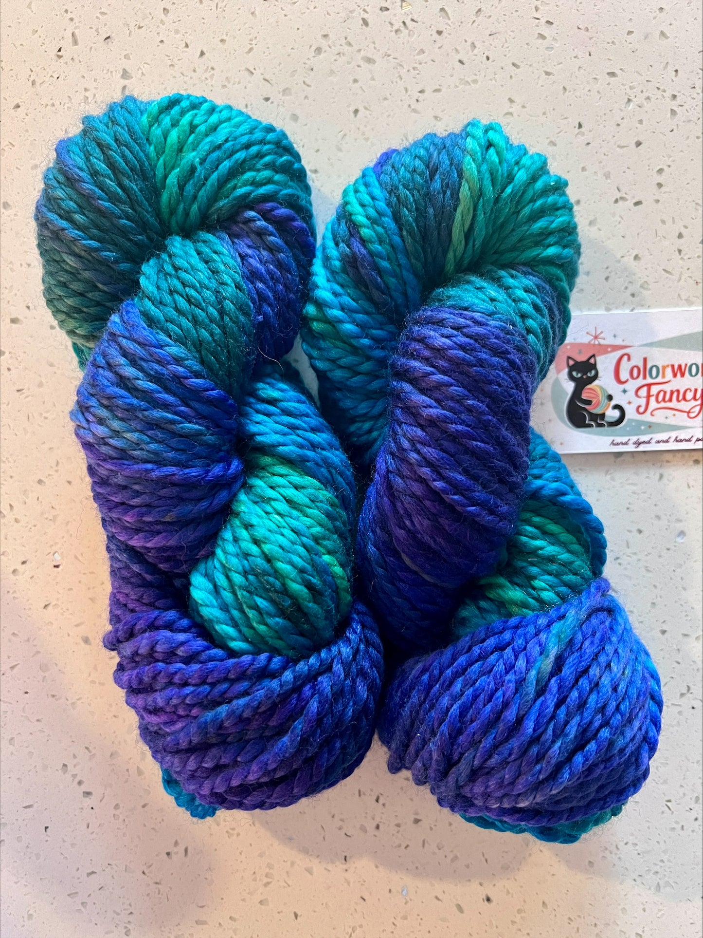 Bulky Superwash Merino + Nylon  I  Colorwork Fancy