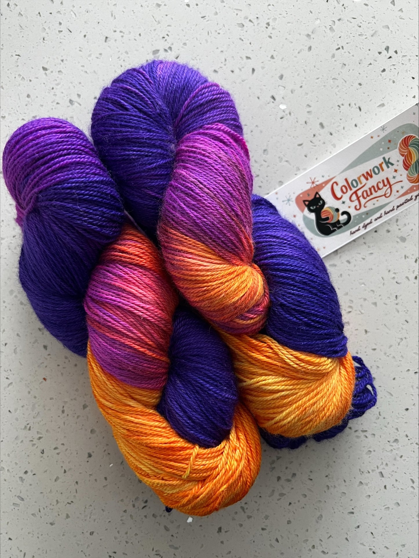 Merino/Yak/Silk Sock  I  Colorwork Fancy