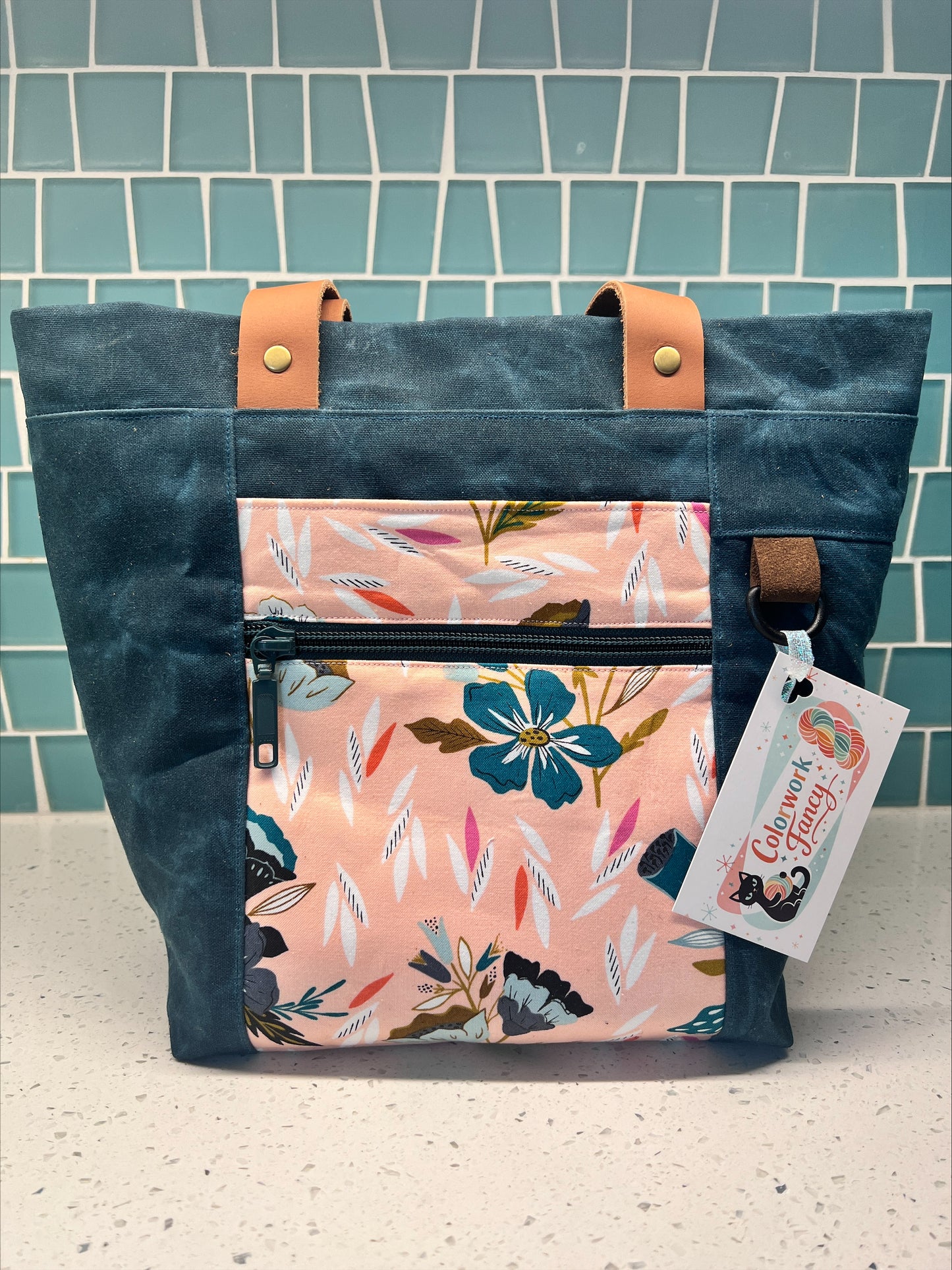 Spectacular Garden Project Bag  I  Colorwork Fancy