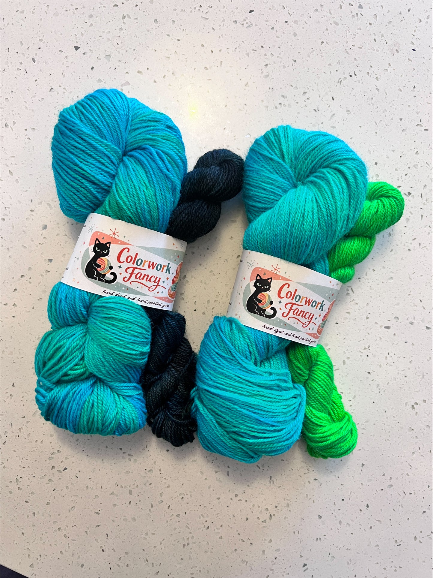 Superwash BFL Sock Set  I  Colorwork Fancy