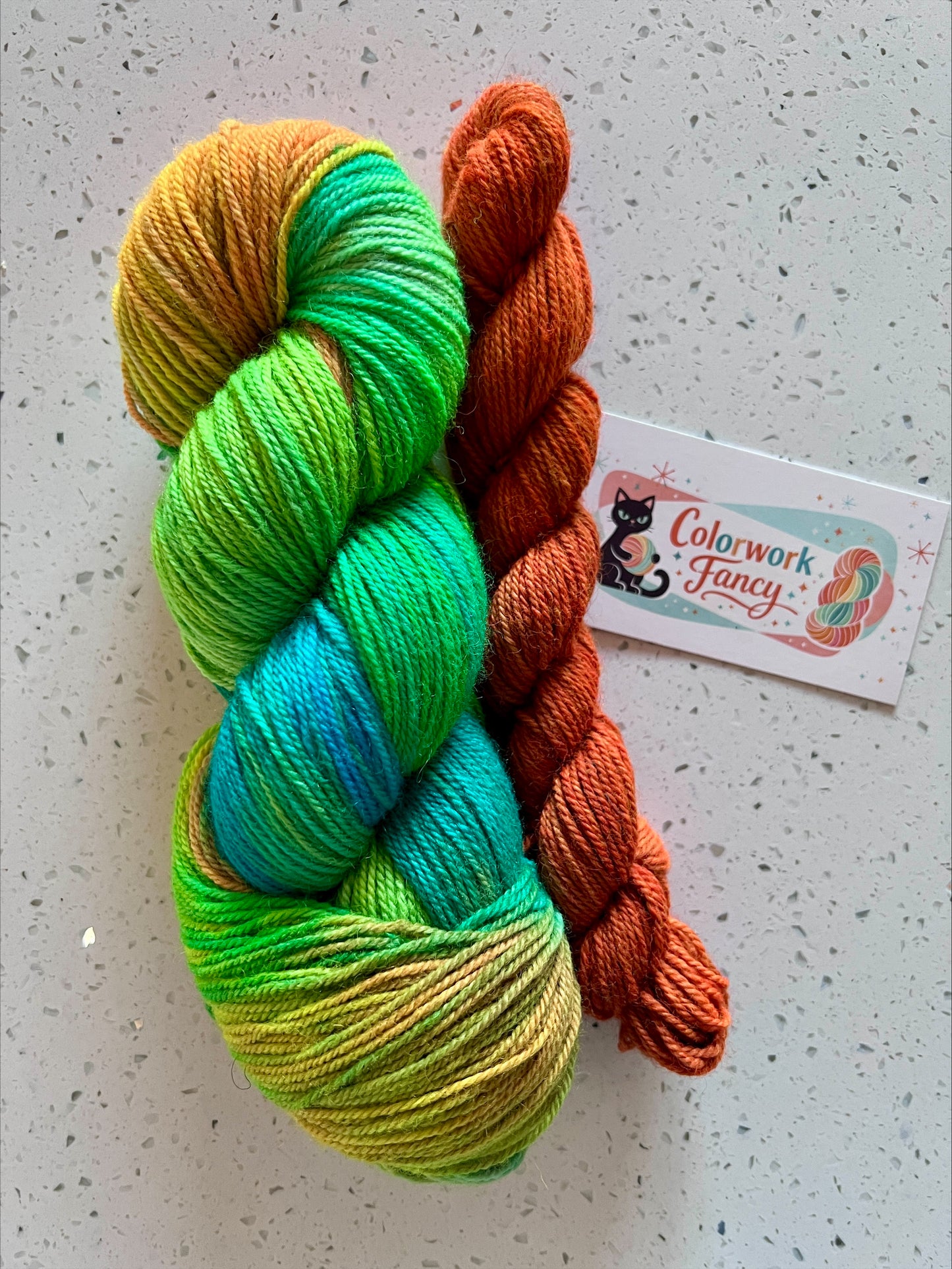 Superwash BFL Sock Set  I  Colorwork Fancy