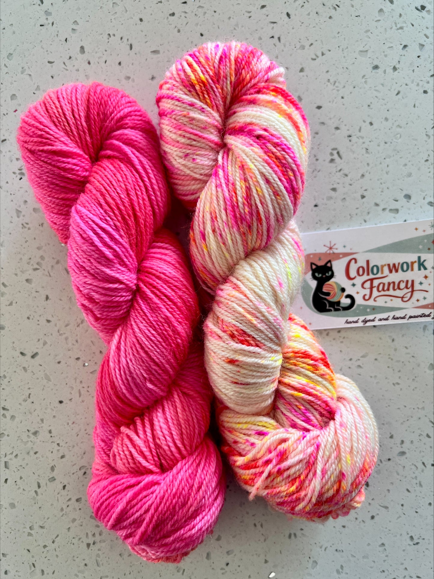 BFL Superwash + Nylon Sock Set  I  Colorwork Fancy