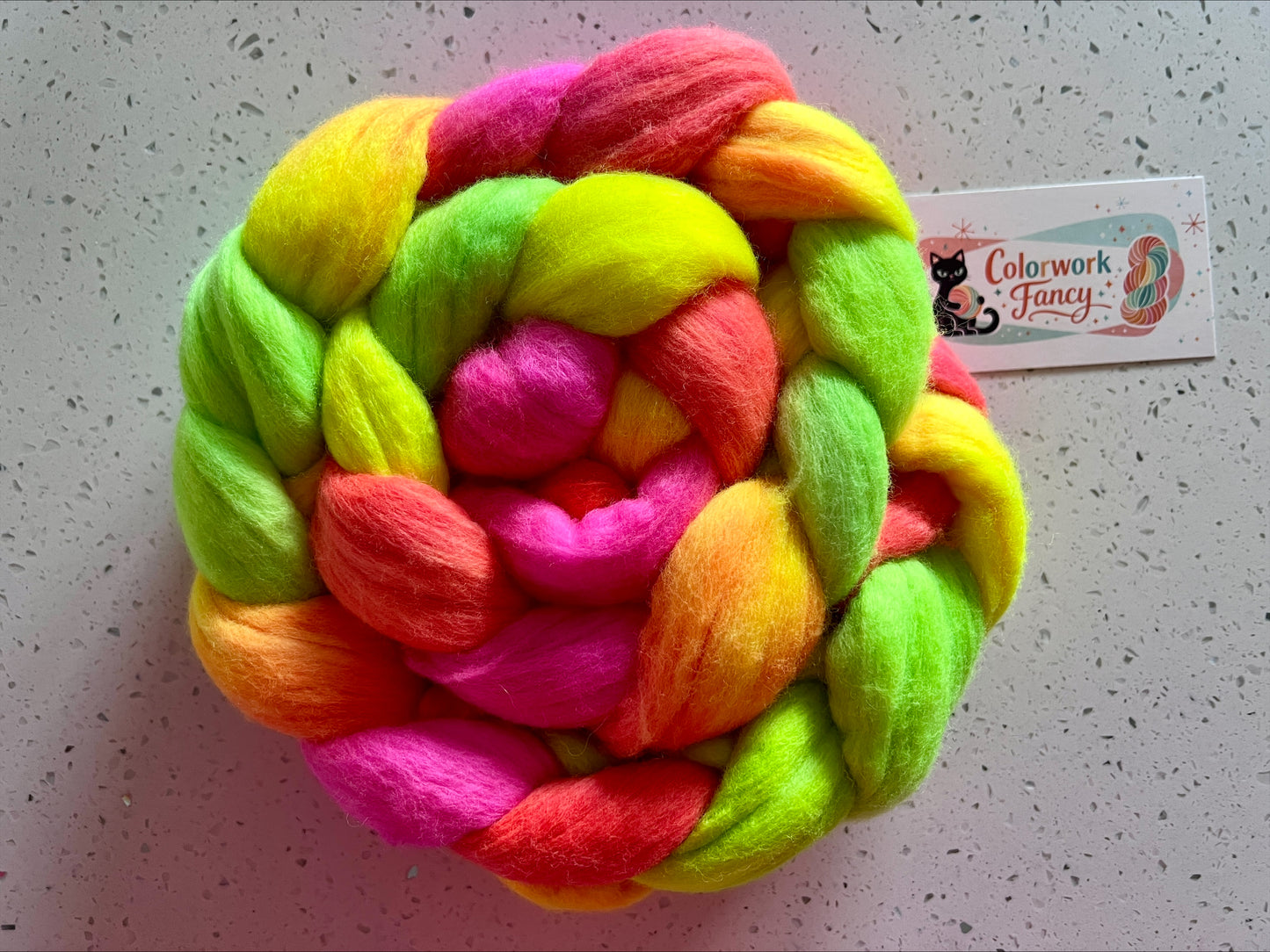 Non Superwash Merino Roving I  Colorwork Fancy
