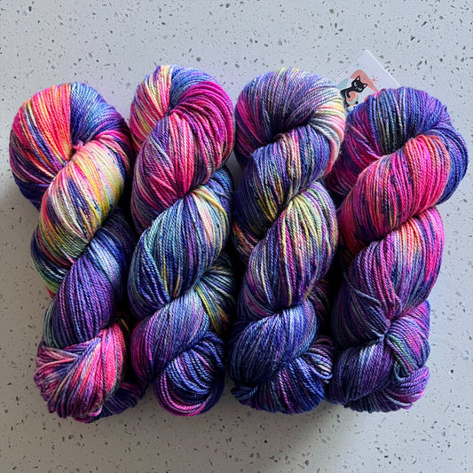 Merino/Yak/Silk Sock  I  Colorwork Fancy