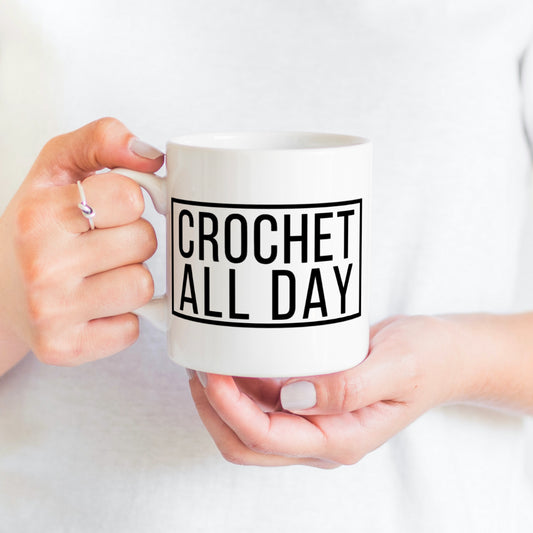 Crochet All Day Mug