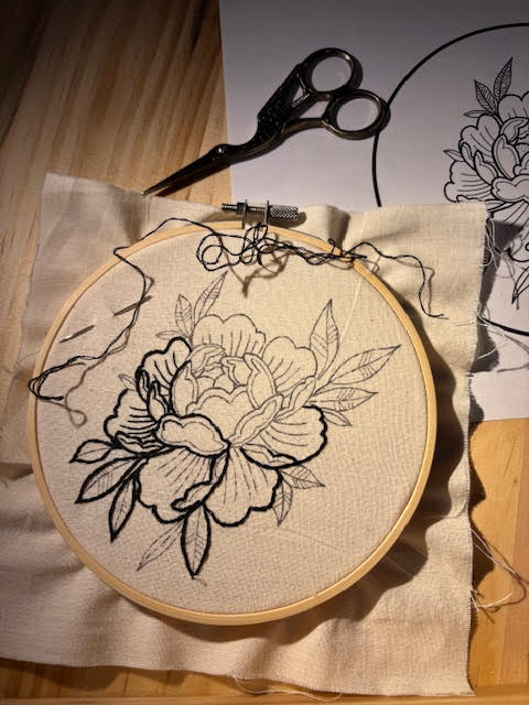 Beginner Embroidery Class - Traditional Tattoo